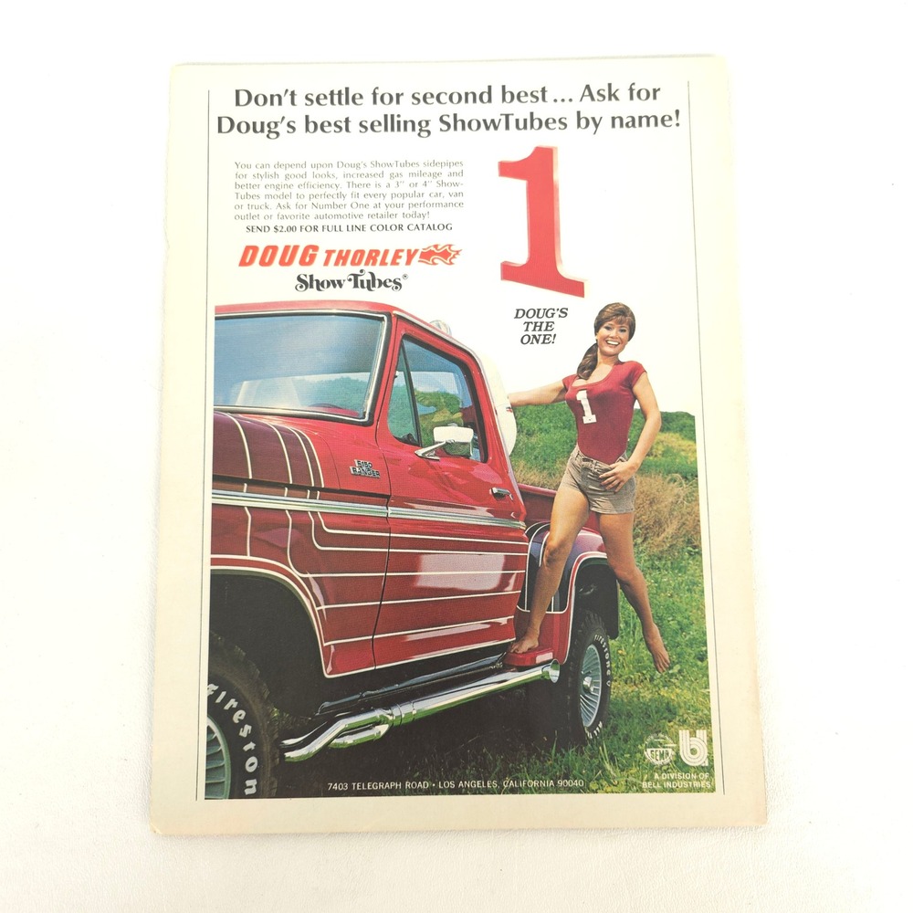 Vintage 1978 Ford F150 Ranger Pickup Truck Print Ad Custom Car Show Display Art